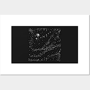 Galaxy Pattern Posters and Art